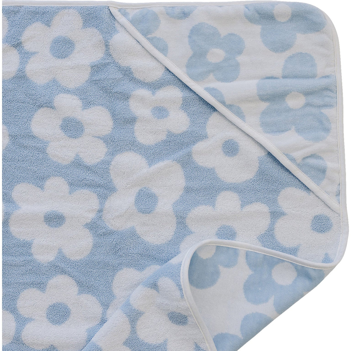 Coastal Floral Hooded Towel
