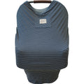Navy Stripes Ribbed Bamboo Multi-Use Cover