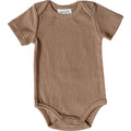 Tan Ribbed Bodysuit