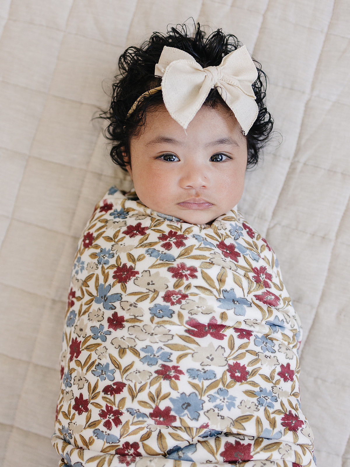 Desert Floral Luxe Fleece Swaddle