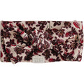 Antique Floral Ribbed Bamboo Head Wrap
