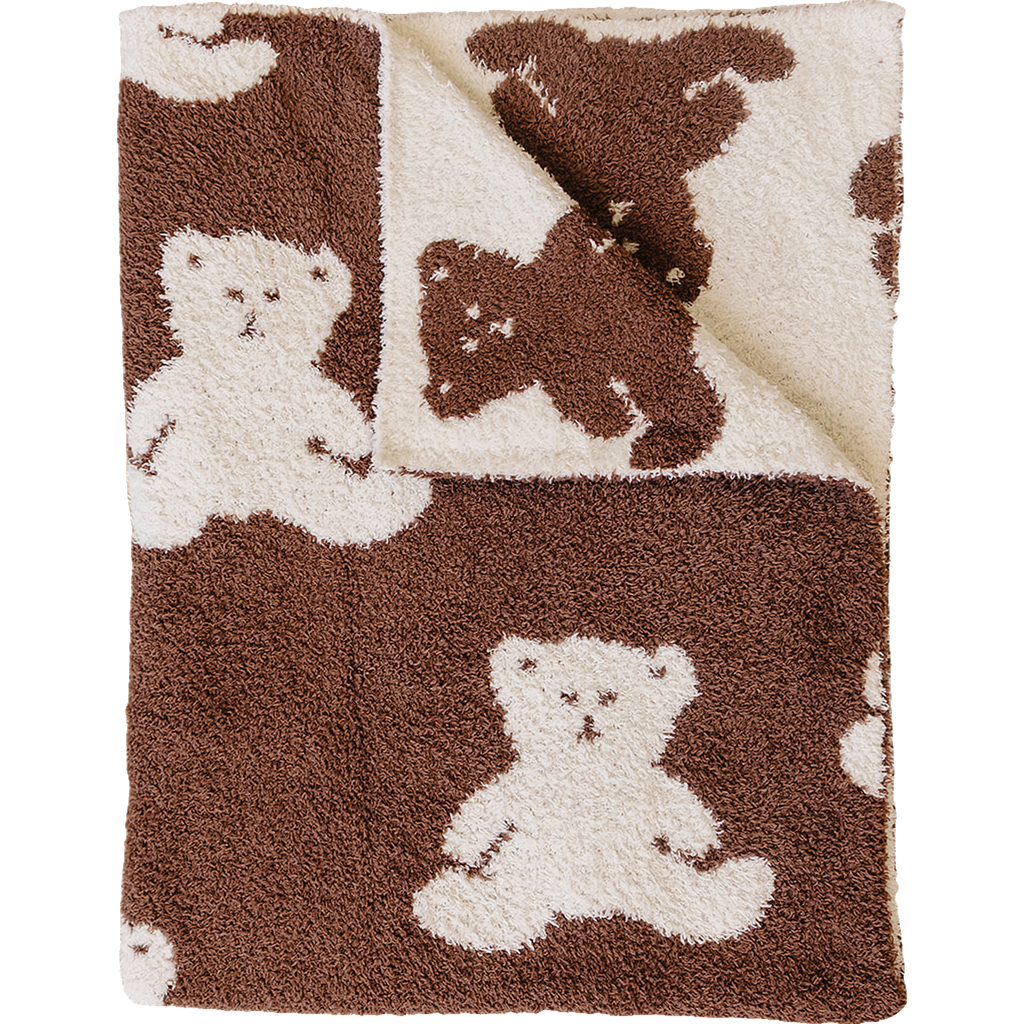 Teddy Bear Plush Blanket