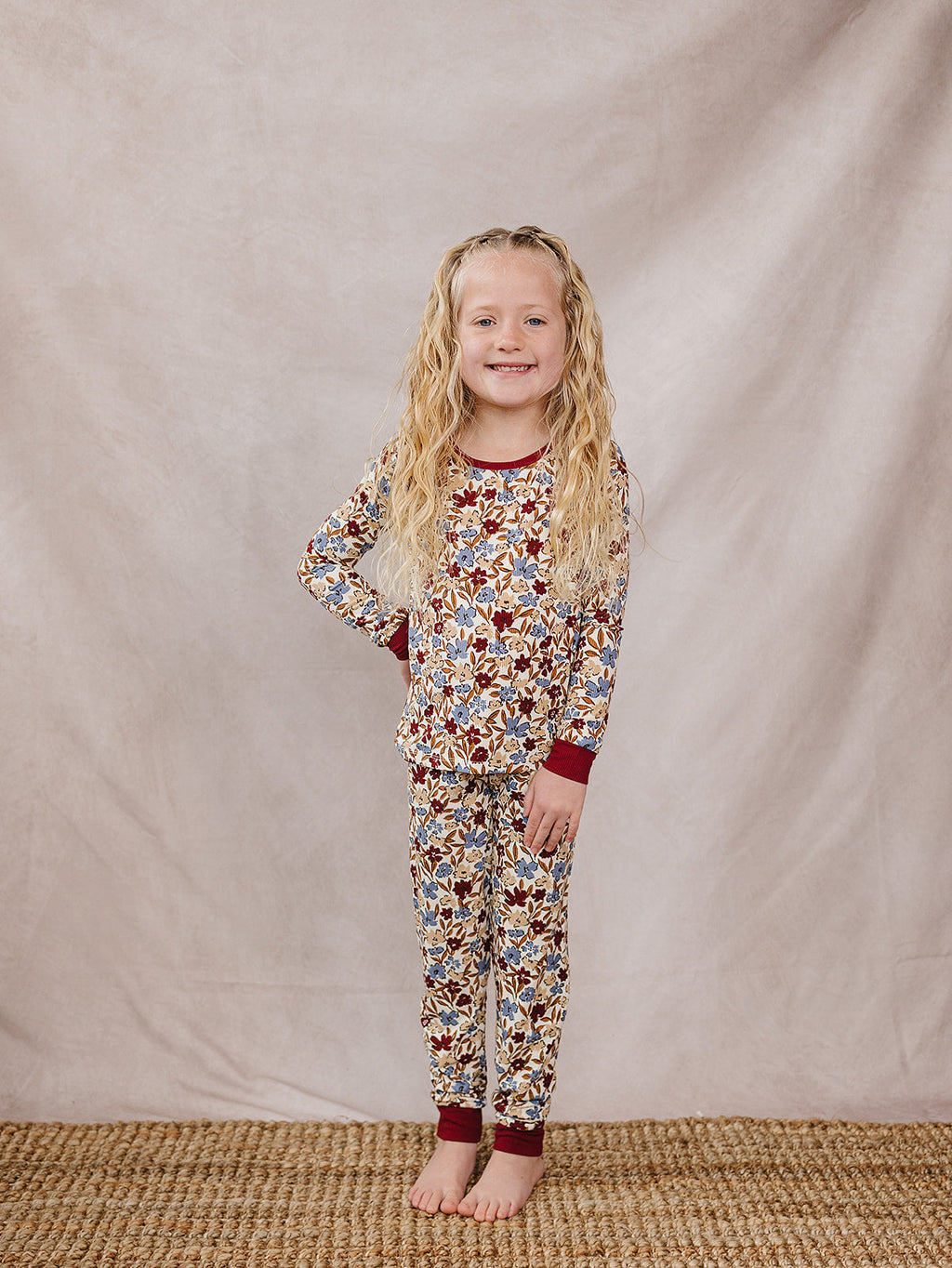Desert Floral Ribbed Bamboo Cozy Set